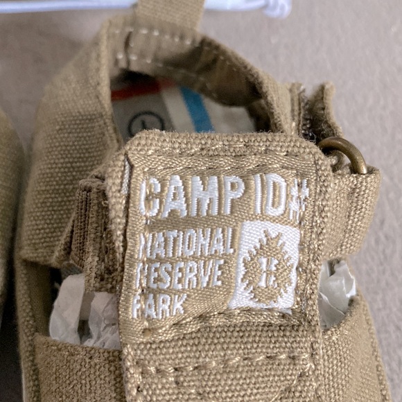 NWT Toys R US Koala Kids Baby Boy's Textile Khaki Sandals Tan Shoes Size 1 !! - Picture 6 of 8